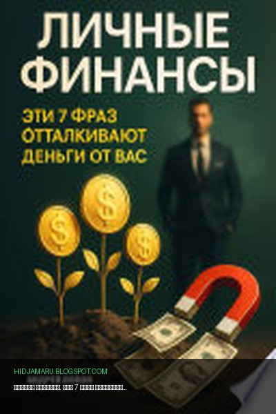 Обложка книги «Личные финансы. Эти 7 фраз отталкивают деньги от вас» - Андрей Попов