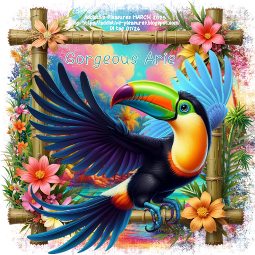 Addictive pleasure Parrot Miraze font Gorgeous Arie.png