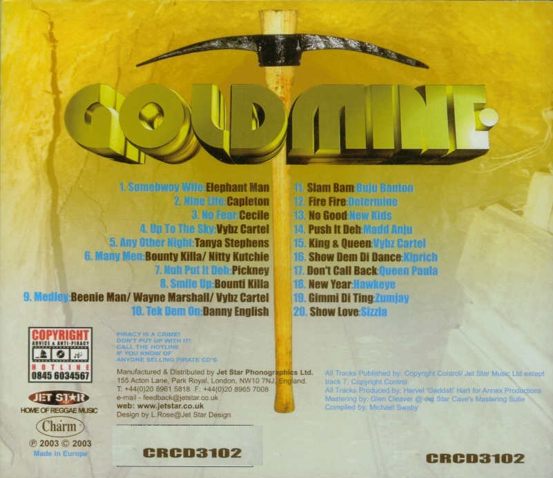 10 GoldMine Riddim (Riddim Rider) 2003
