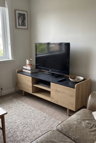 TV media unit with a cable-managed back panel.png