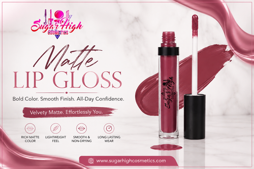 Matte Lip Gloss Bold Color with All Day Comfortable Wear.png