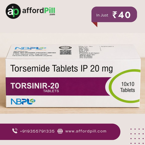 Understanding your medicine before using it is an important part of staying healthy. TORSINIR-20 is a prescription medicine that should only be used under the guidance of a qualified healthcare professional. Learning about its proper use, important precautions, and correct storage can help you use the medicine safely and responsibly.

Always take TORSINIR-20 exactly as your doctor prescribes. Do not take a larger or smaller dose than recommended, and do not stop using the medicine without speaking to your healthcare provider. Following the prescribed schedule helps ensure that your treatment plan is followed correctly.

Before starting TORSINIR-20, tell your doctor about your complete medical history. Inform them if you have kidney problems, liver disease, heart conditions, allergies, or any other health concerns. You should also mention all prescription medicines, over-the-counter products, vitamins, and herbal supplements you are taking. This information helps your doctor determine whether TORSINIR-20 is suitable for your healthcare needs.

If you forget to take a dose, follow your doctor's advice or read the patient information provided with your medicine. Do not take two doses together unless your healthcare professional specifically instructs you to do so.

Proper storage is equally important. Keep TORSINIR-20 in its original packaging and store it in a cool, dry place away from direct sunlight, heat, and moisture. Always keep medicines out of the reach of children and pets. Check the expiry date before use and never use expired medicine.


Order Now:-https://www.affordpill.com/products/torsinir-20-mg
E-mail :-info@affordpill.com
Address :-  D-67, Sector-6, Noida, Uttar Pradesh - 201301
Content No:- +91 9355791335, 9818310317
