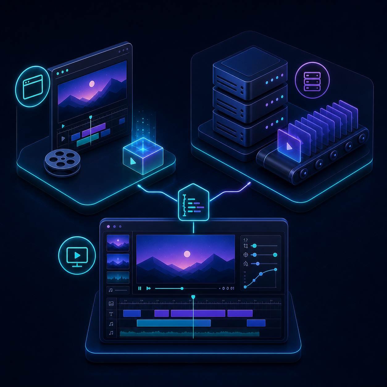 Renderer comparison for browser, server, and live preview