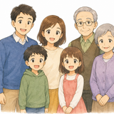 1. 家族（かぞく）— keluarga