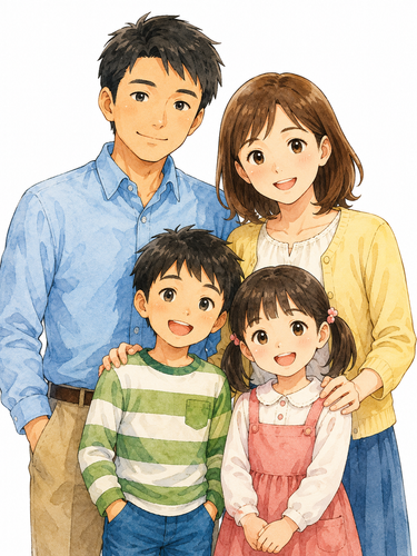 21. 田中さんの家族（たなかさんのかぞく）— keluarga Saudara Tanaka.png