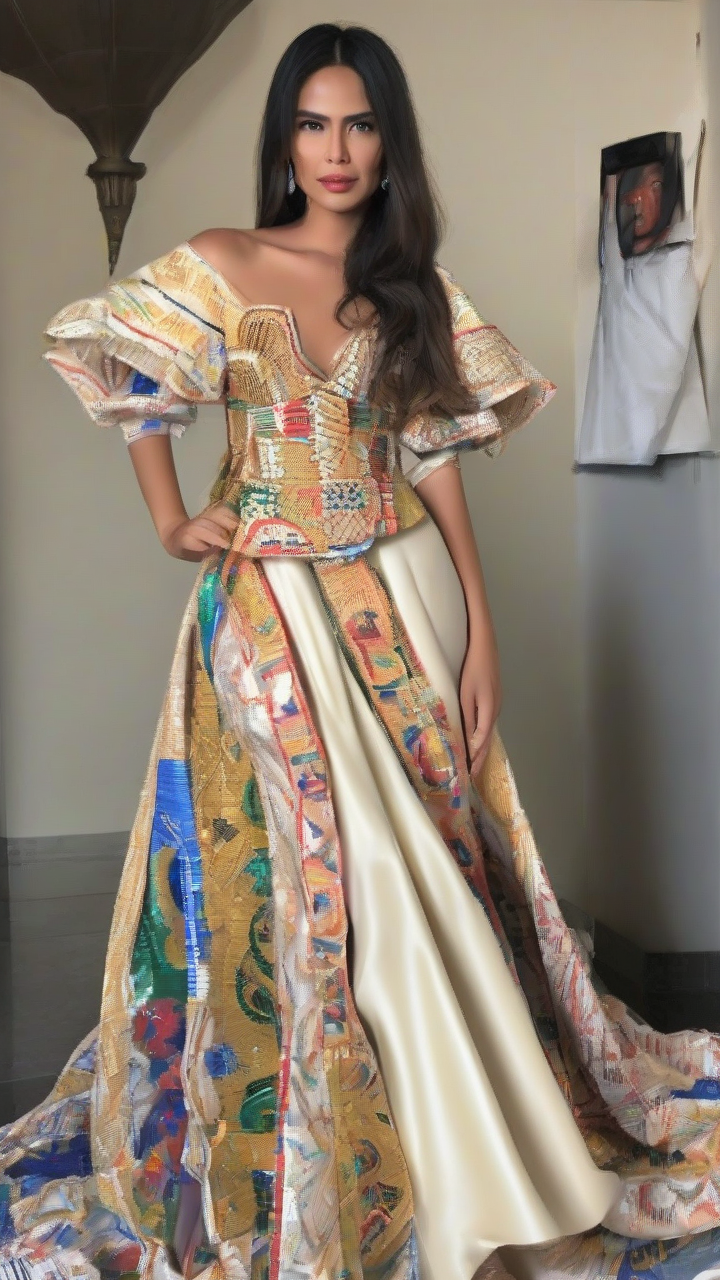 Gazini Ganados stuns in Filipina-Palestinian look