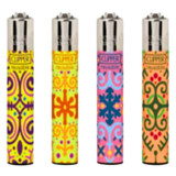 Isqueiro Clipper D24 CP11R HIPPIE ORNAMENTAL + LB Unidade (Grande) (1)