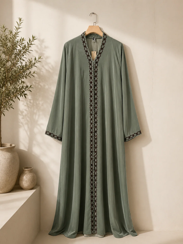 Elegance in Sage Green – Heritage Threads Korean Velvet Abaya.png