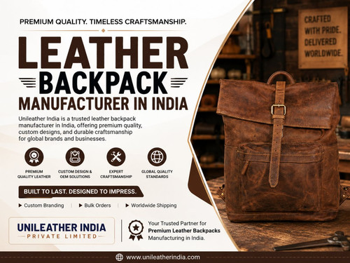 Leather backpack manufacturer in India.jpg