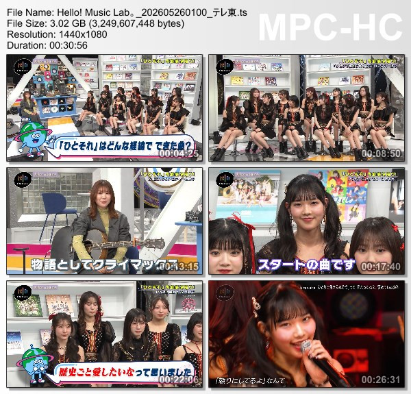 [TV-Variety] Hello! Music Lab。- 2026.05.25
