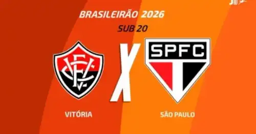 Vitória e São Paulo se enfrentam em duelo decisivo no sub-20: Detalhes das escalações e arbitragem