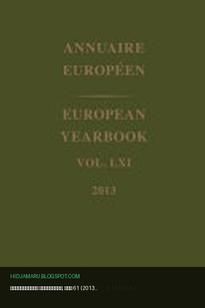 Обложка книги «Европейский ежегодник, Том 61 (2013)» - Council of Europe