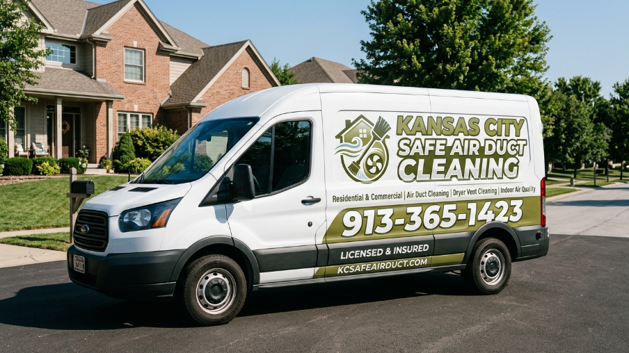 Professional air duct cleaning technician Kansas City KS