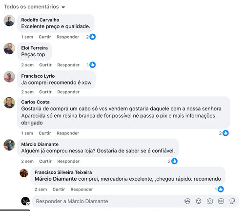 Depoimento de cliente