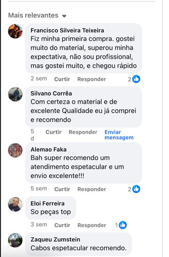 Depoimento de cliente