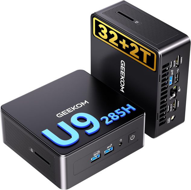 GEEKOM IT15, The Most Powerful AI Mini PC with Intel Ultra 9 285H (15th Gen)