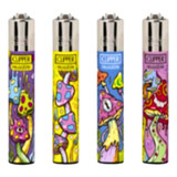 Isqueiro Clipper D24 CP11R PSYCHEDELIC ART 2 + LB Unidade (Grande) (1) (1)