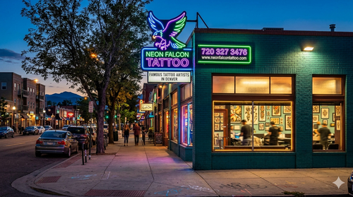 Famous Tattoo Artists in  Denver | Neon Falcon Tattoo.png