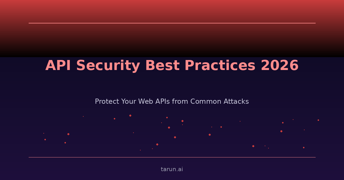 API Security Best Practices 2026 - Blog Header