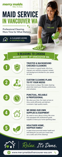 5 Reasons to Choose Professional Maid Service in Vancouver WA – Merry Maids Vancouver WA.jpg