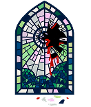Pagebound Religious Horror Broken Window Icon