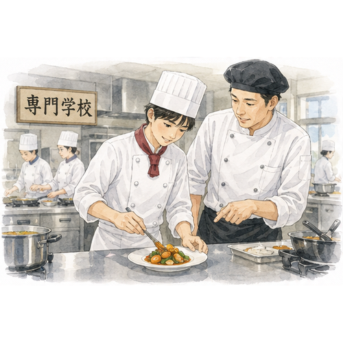 15. 専門学校（せんもんがっこう）— sekolah kejuruan atau sekolah khusus.png
