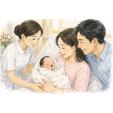 18. 生まれます（うまれます）— lahir