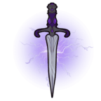 Pagebound Glowing Dagger Icon