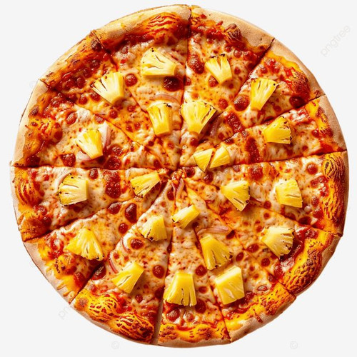 Hawaiian Pizza With Pineapple, Pizza, Hawaiian, Pineapple PNG Transparent Image and Clipart for Free.jpg