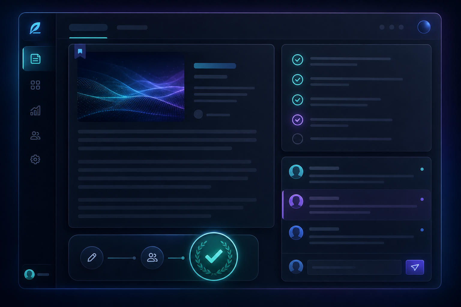 Draft review and approval workflow