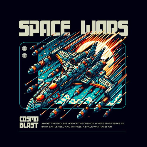 Editable Space Wars T Shirt Design Template.jpg
