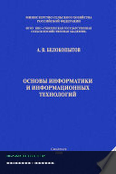 Обложка книги «Основы информатики и информационных технологий: учебное пособие» - Алексей Белокопытов