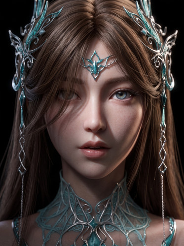 Woman in fantasy dress close up 202607192226.jpg