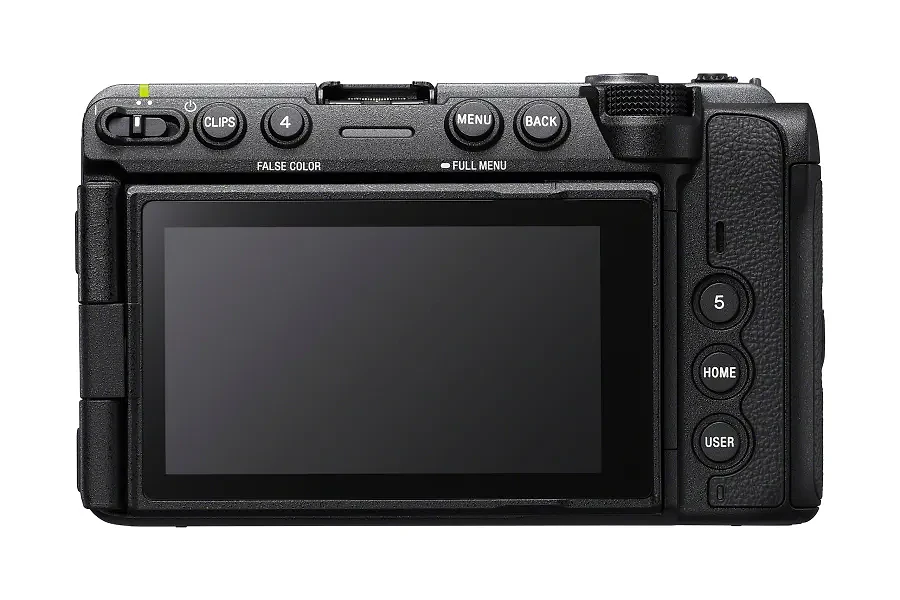 Sony FX 5 back view.
