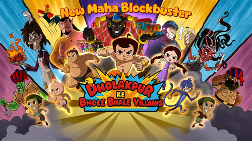 Atoz Cartoons Premium Chhota Bheem Dholakpur Ke Bhole Bhale Villains.png