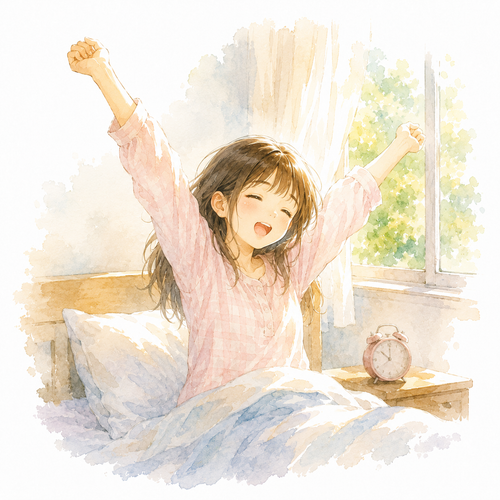 95. 起きます — bangun.png
