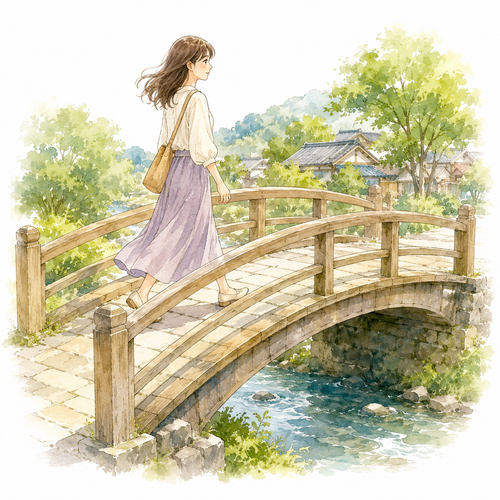 85. 渡ります［橋を〜］ — menyeberangi jembatan.png