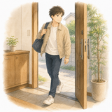 116. 出かけます — pergi keluar, berangkat