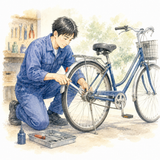 143. 修理します — memperbaiki