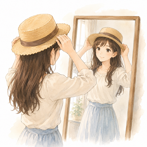 31. かぶります — memakai topi.png