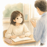 33. 聞きます — mendengar