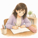 28. 書きます — menulis, menggambar