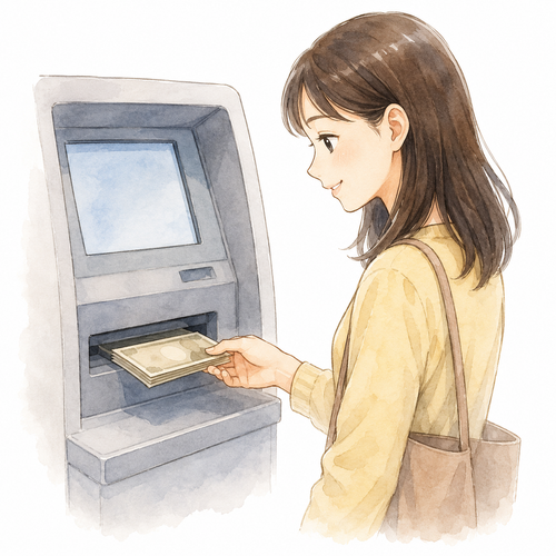 22. 下ろします［お金を〜］ — mengambil uang.png