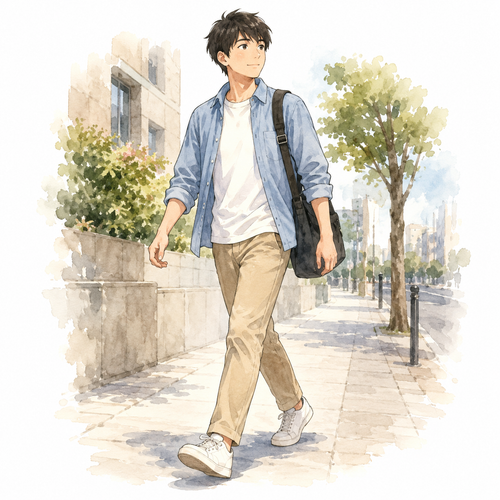 7. 歩きます — berjalan kaki.png