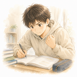 32. 頑張ります — berusaha, bekerja keras