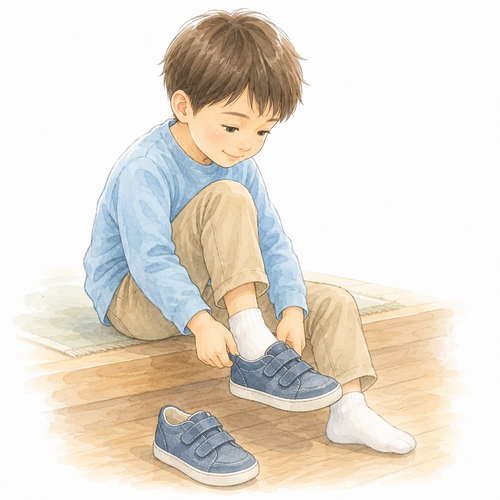 66. はきます — memakai sepatu atau celana.png