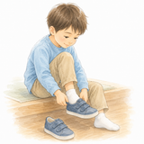 66. はきます — memakai sepatu atau celana
