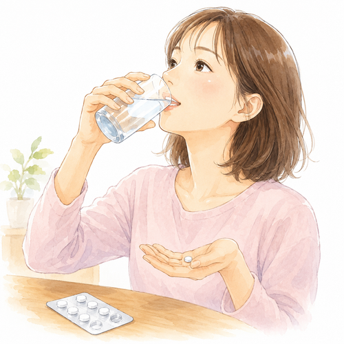 61. 飲みます［薬を〜］ — minum obat.png