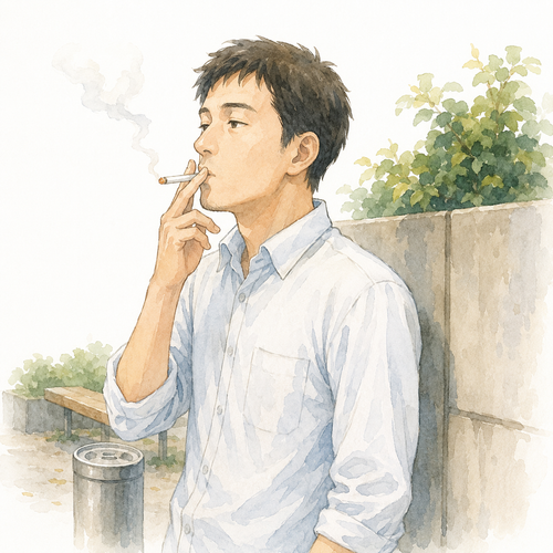 39. 吸います［たばこを〜］ — merokok.png