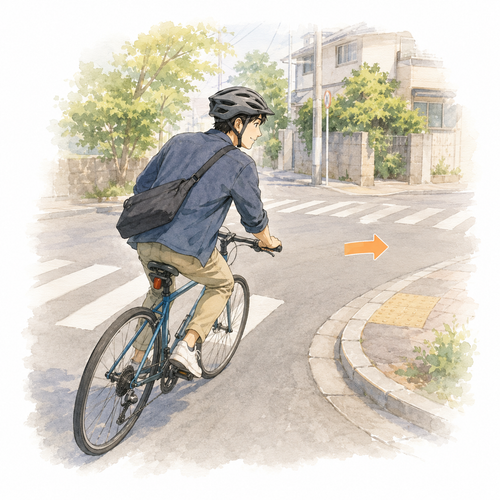 73. 曲がります［右を〜］ — belok kanan.png